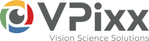 VPixx logo with strapline: Vision Science Solutions